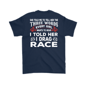 drag racing men's t-shirts