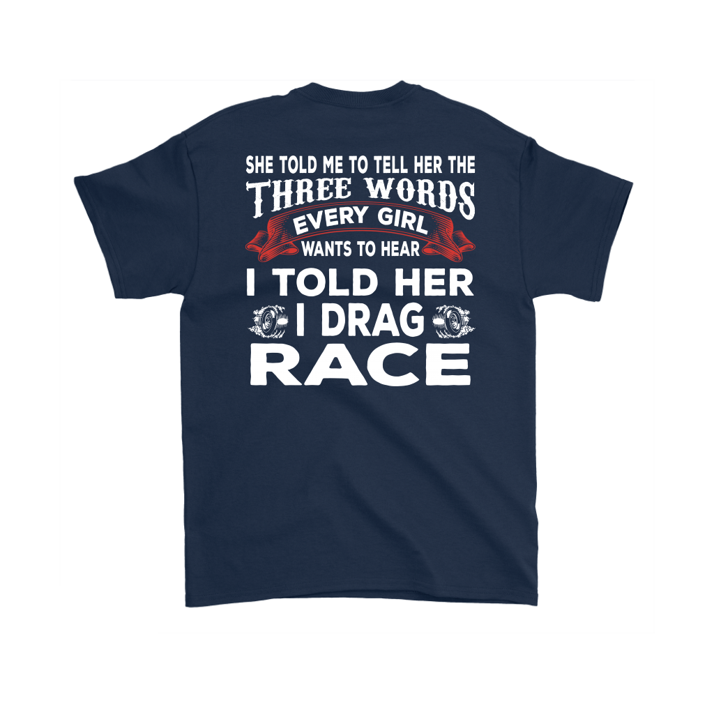 drag racing men's t-shirts