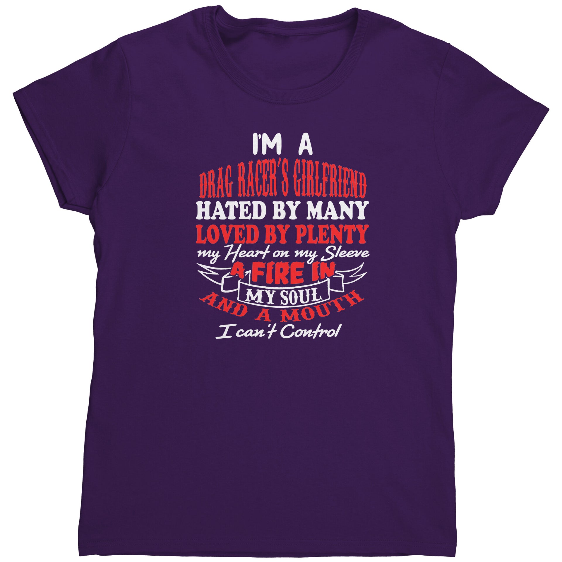 drag racing girlfriend t-shirts