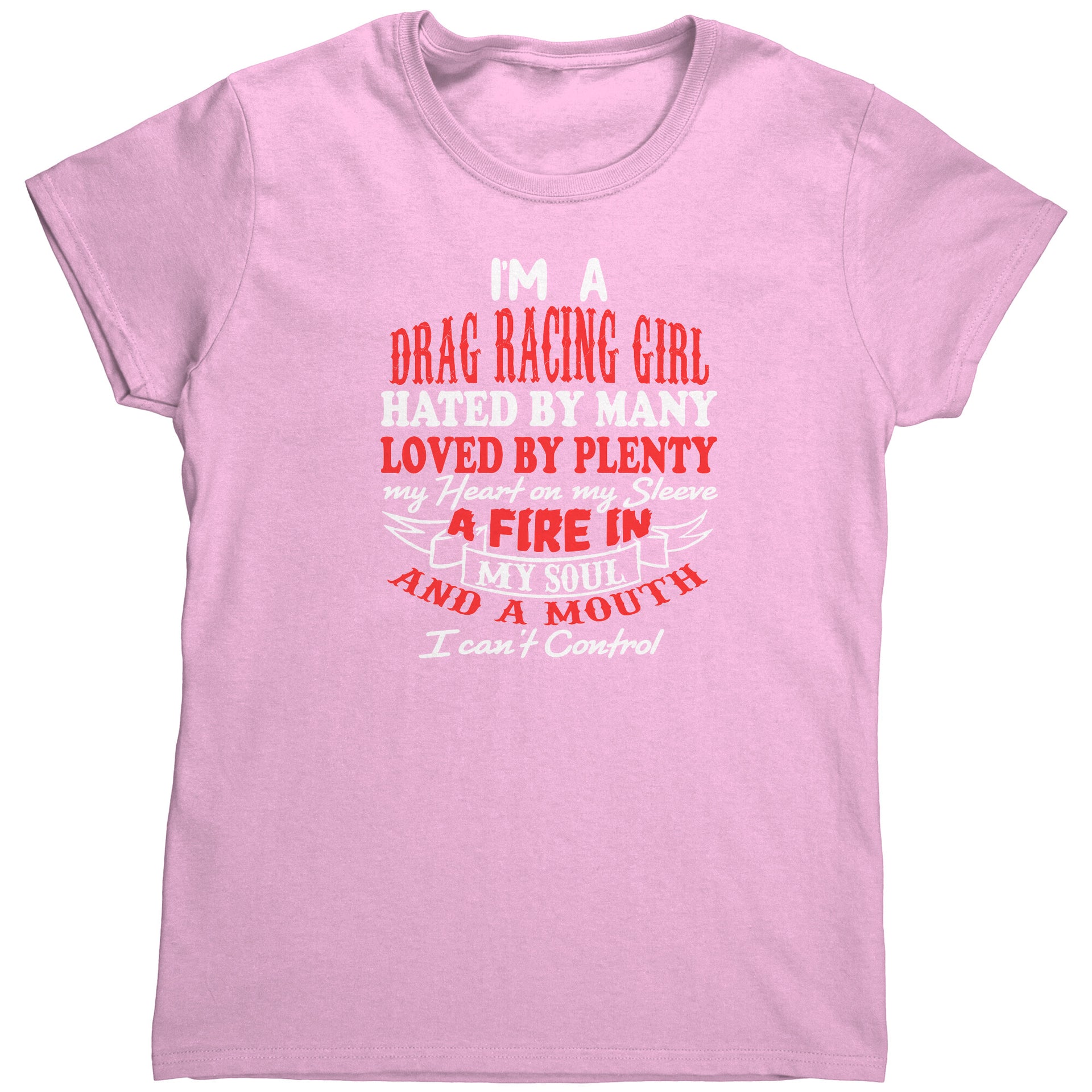 drag racing girl t-shirts