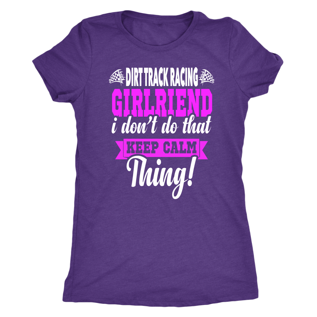 dirt track racing girlfriend t-shirts