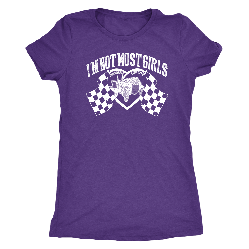 demolition derby girl t-Shirts