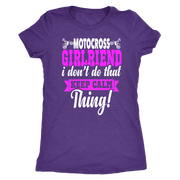 motocross girlfriend t-shirts