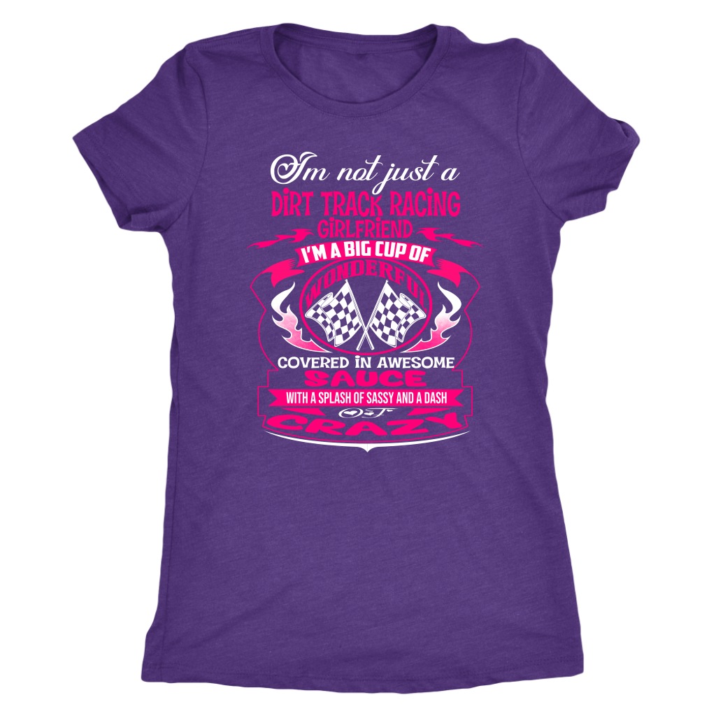 dirt track racing girlfriend t-shirts
