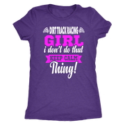 dirt track racing girl t-shirts