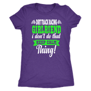 dirt racing girlfriend t-shirts