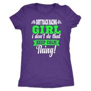 dirt racing girl t-shirts