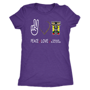 drag racing women's t-shirts