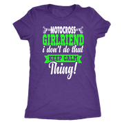 motocross girlfriend t-shirts