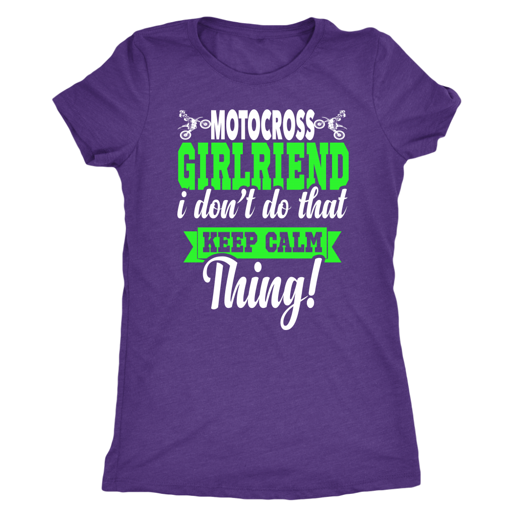 motocross girlfriend t-shirts