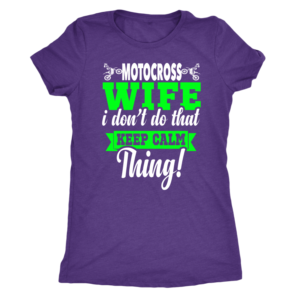 motocross wife t-shirts
