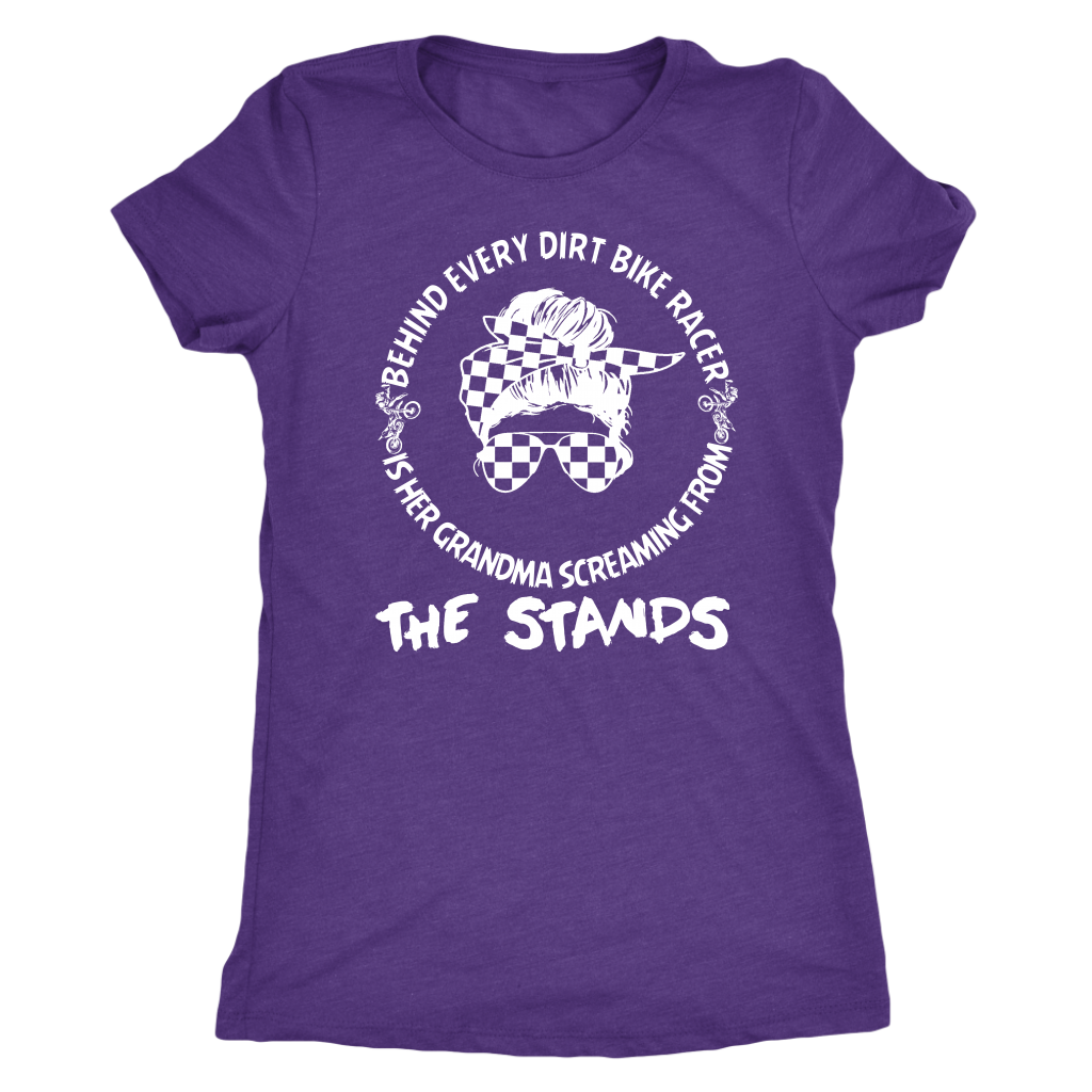 dirt bike grandma t-shirts