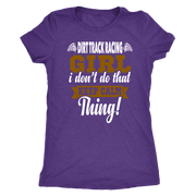 dirt track racing girl t-shirts