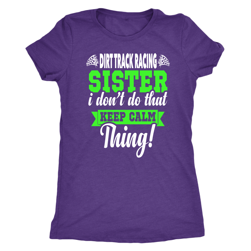 dirt racing sister t-shirts