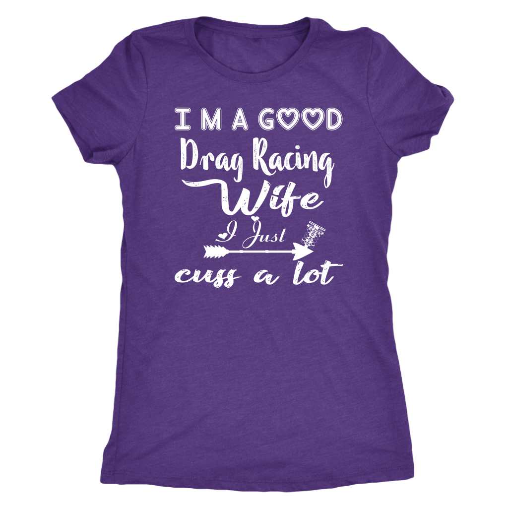 drag racing women's t-shirts