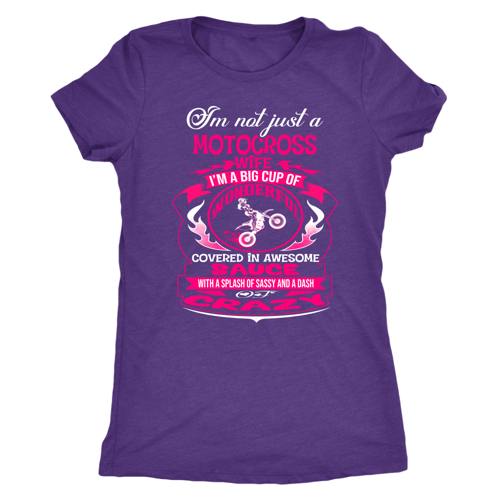 motocross wife t-shirts
