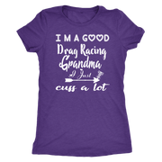 drag racing women's t-shirts