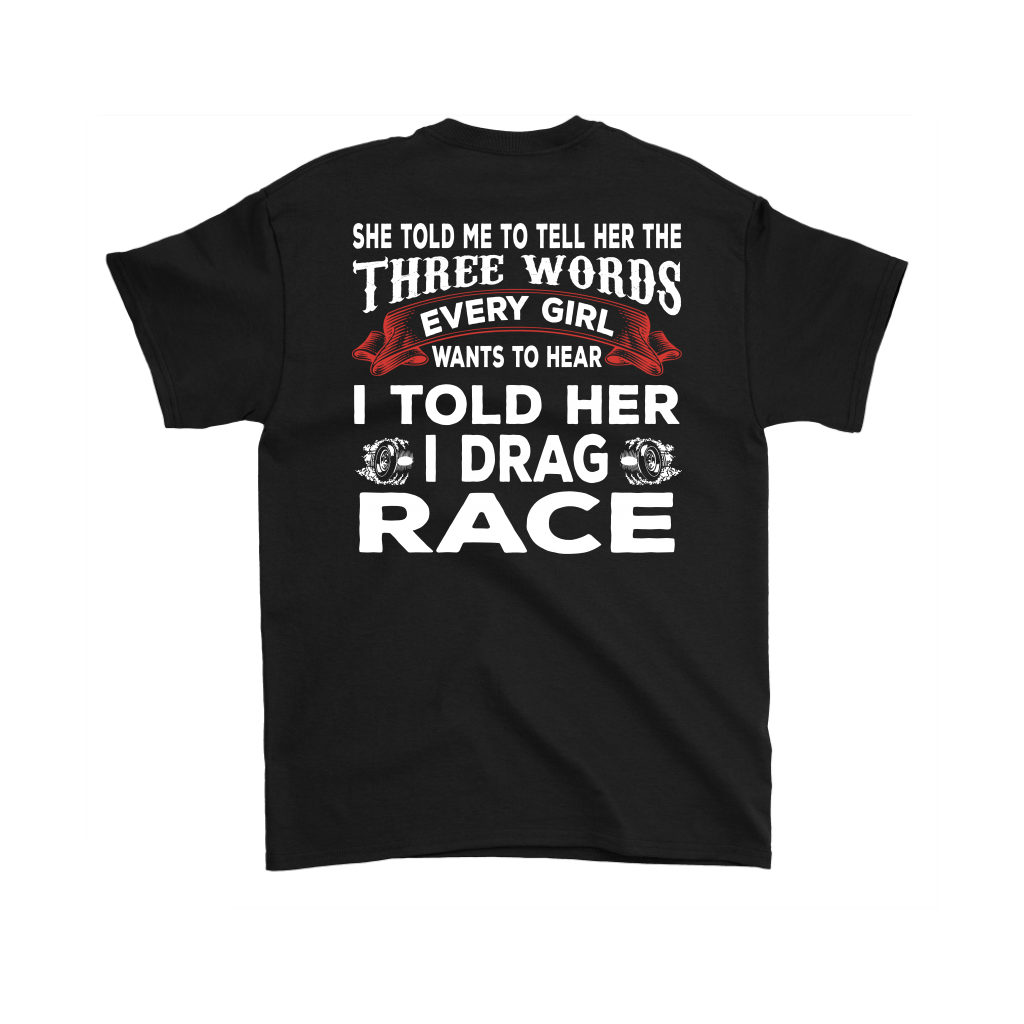 drag racing men's t-shirts