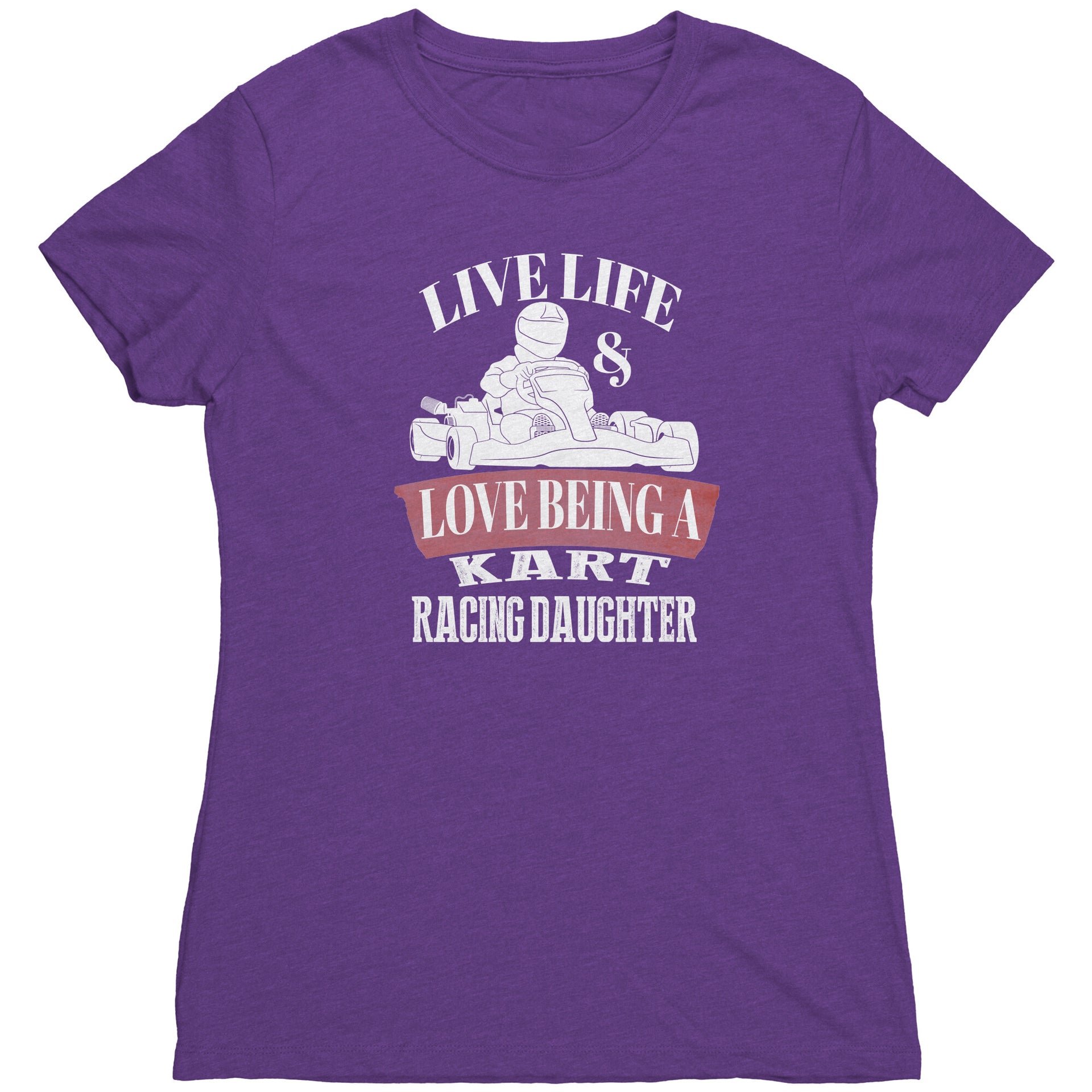 kart racing daughter t-shirts