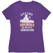 kart racing girlfriend t-shirts