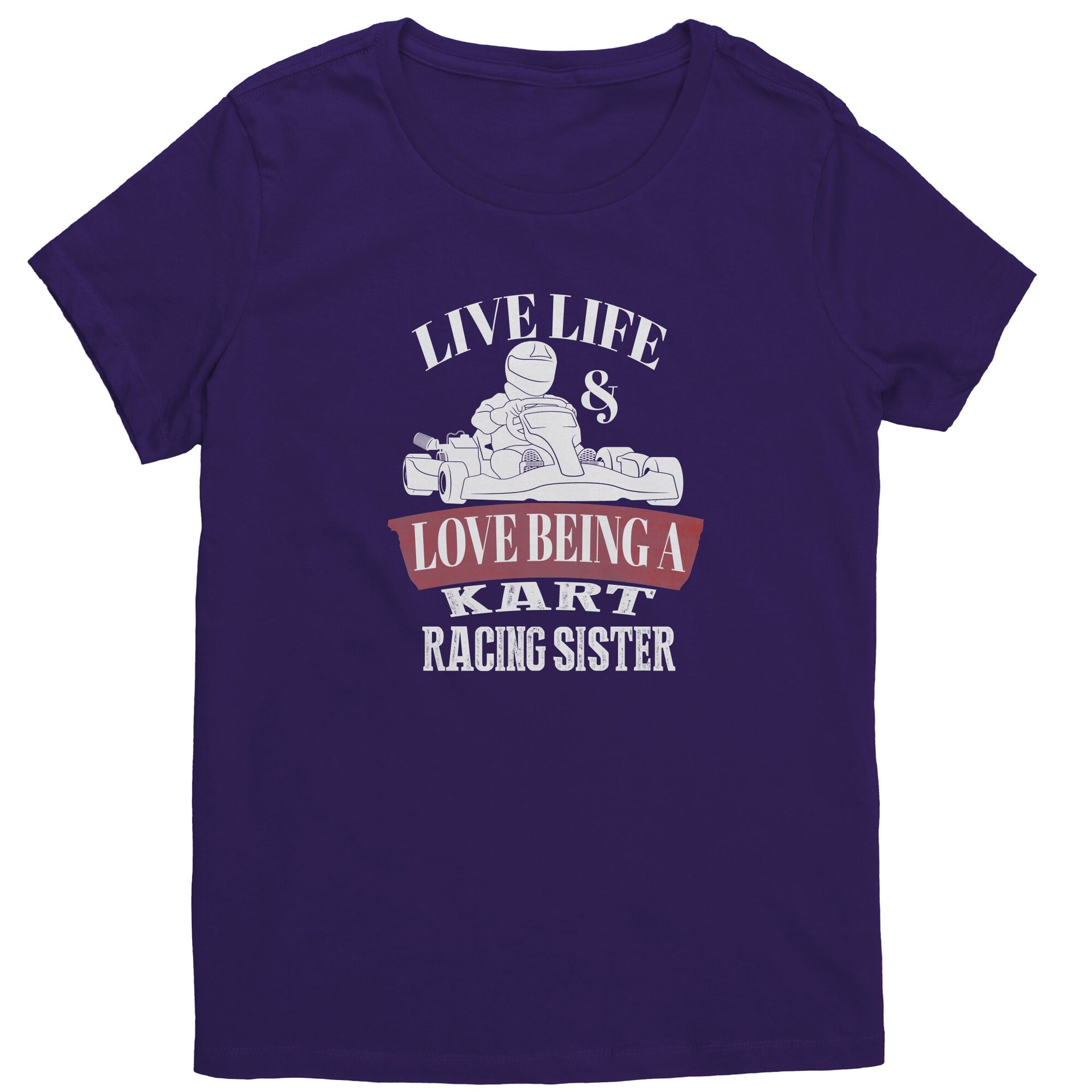 kart racing sister t-shirts