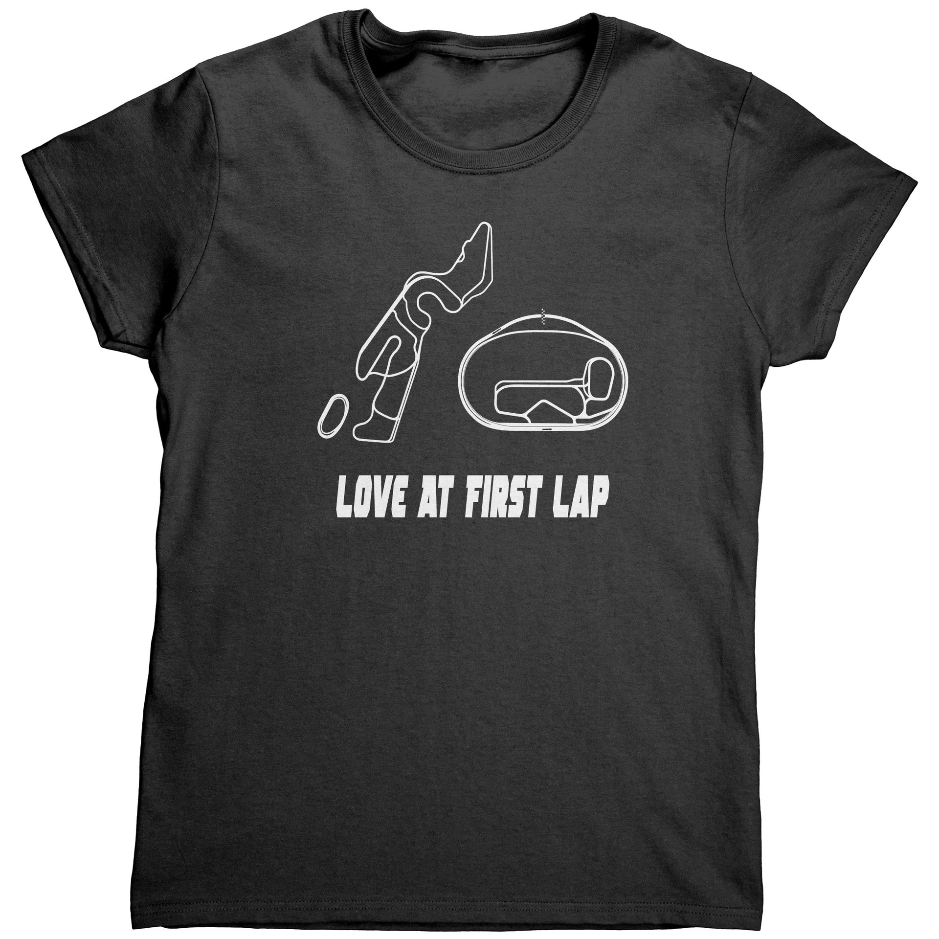 racing track map t-shirts