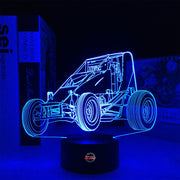 Midget Sprint Car 3D Led Lamp