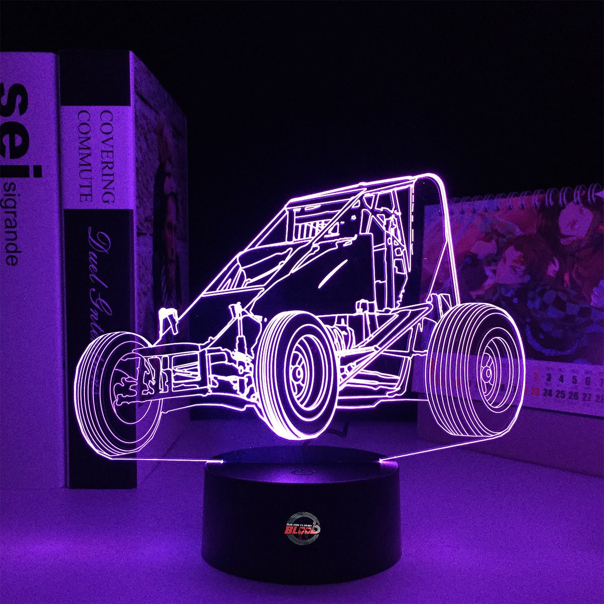 Midget Sprint Car 3D Led Lamp