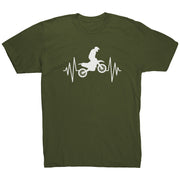 Motocross Heartbeat T-Shirts