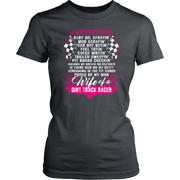 dirt track racing wife t-shirts