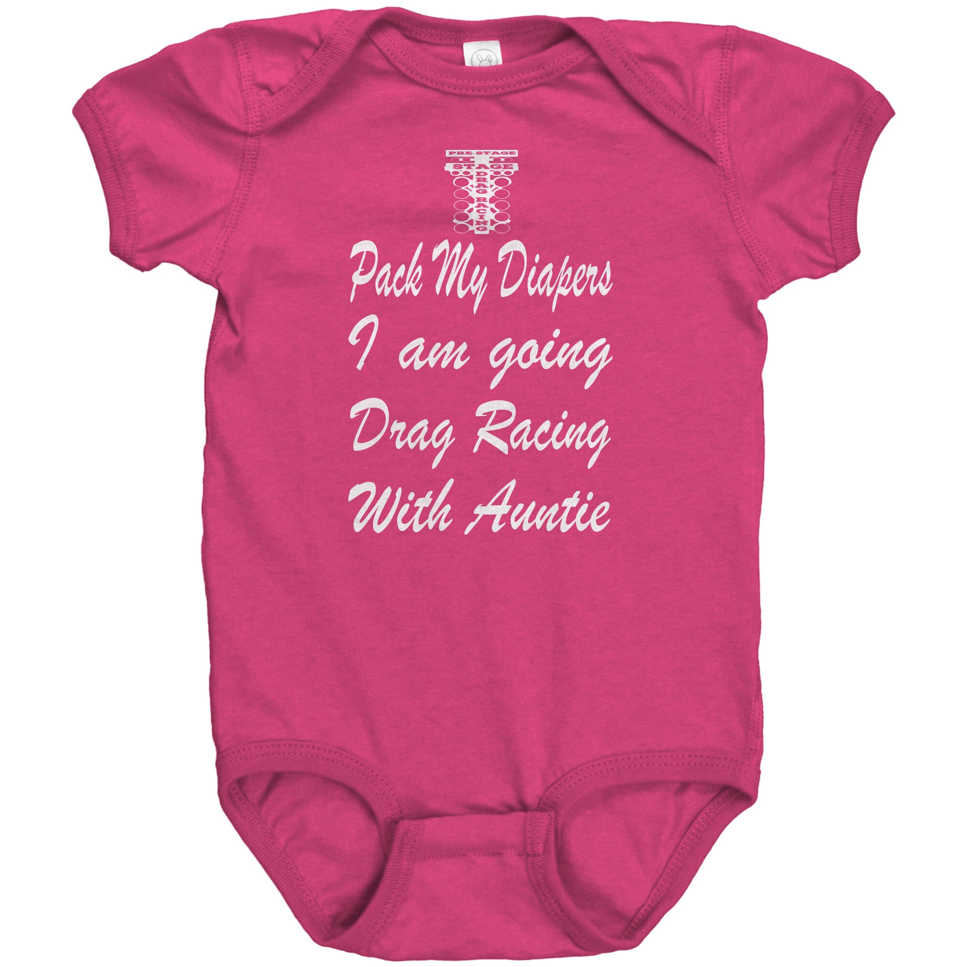 drag racing baby onesies