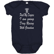 drag racing baby onesies