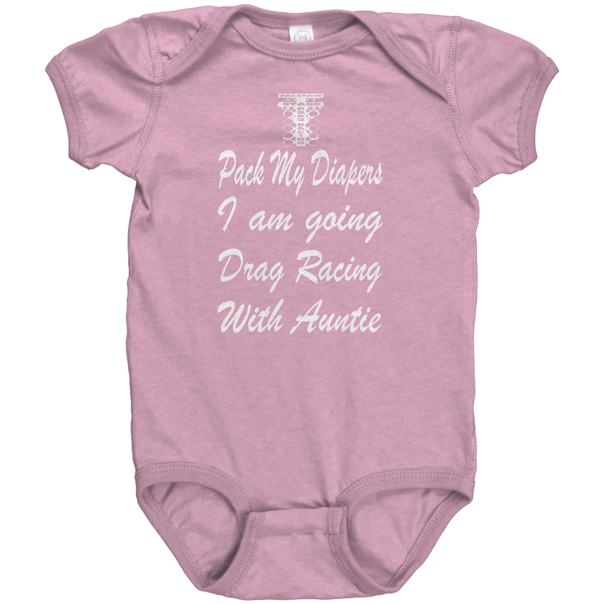 drag racing baby onesies