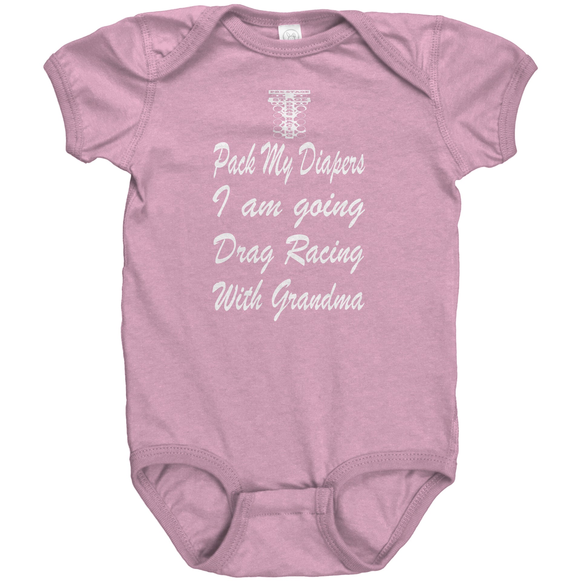 drag racing baby onesies
