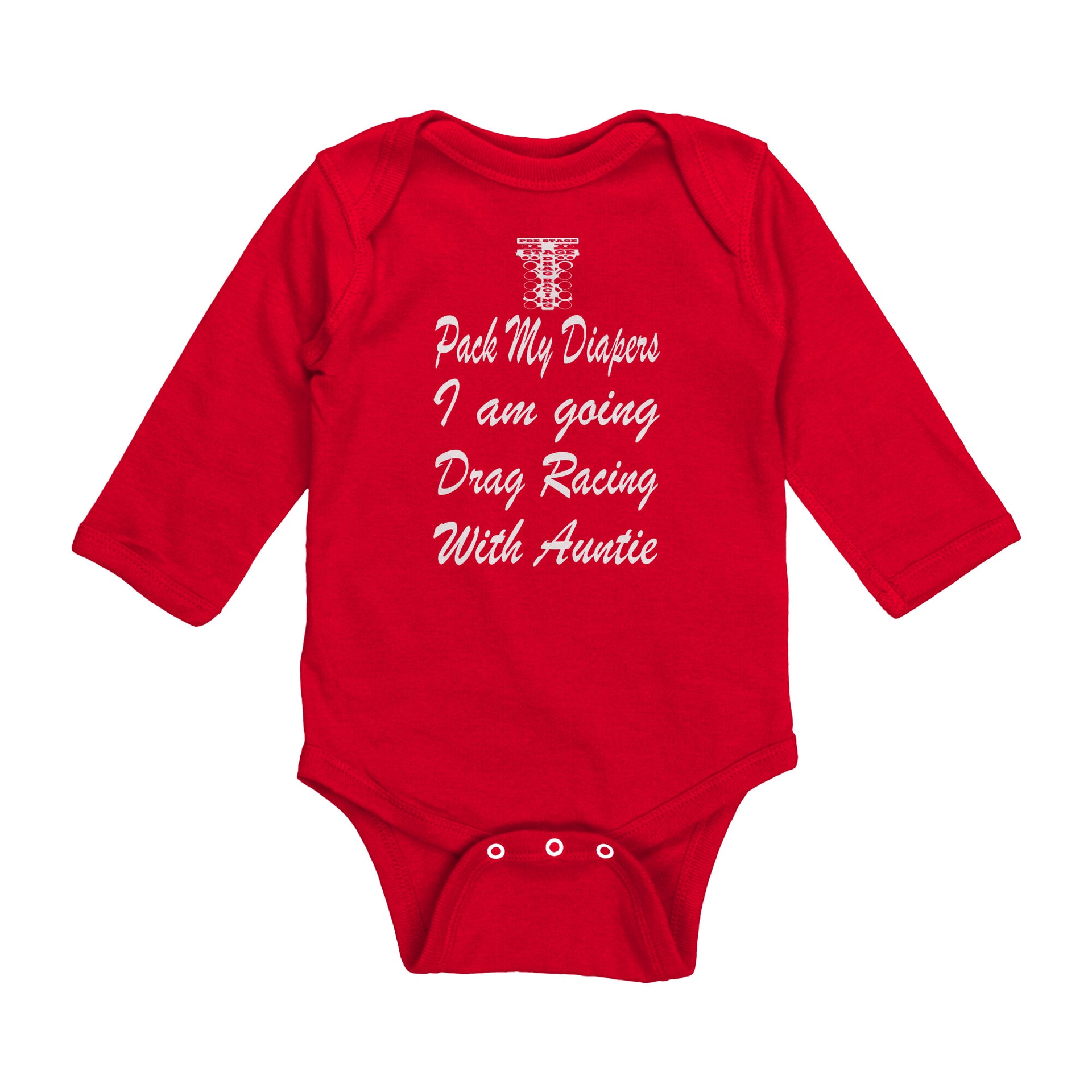 drag racing baby onesies
