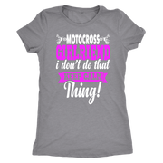 motocross girlfriend t-shirts