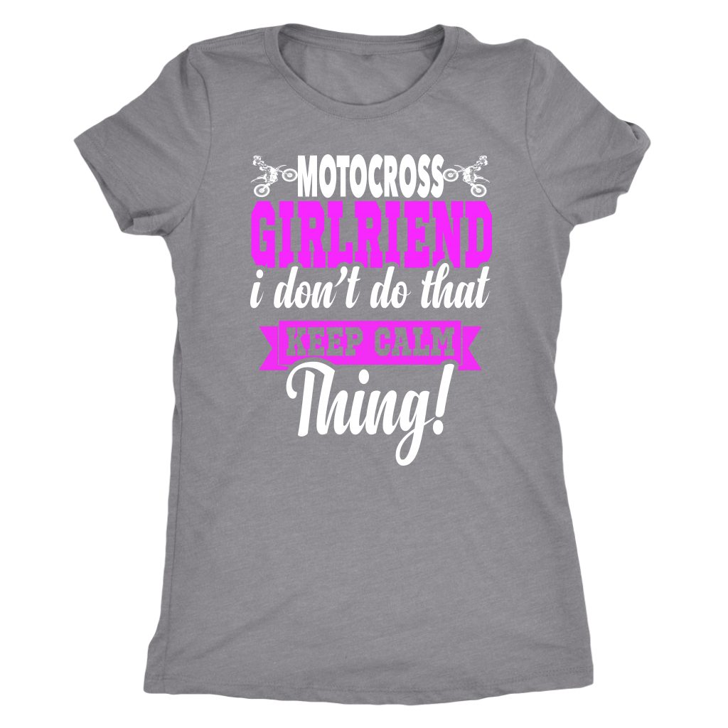 motocross girlfriend t-shirts