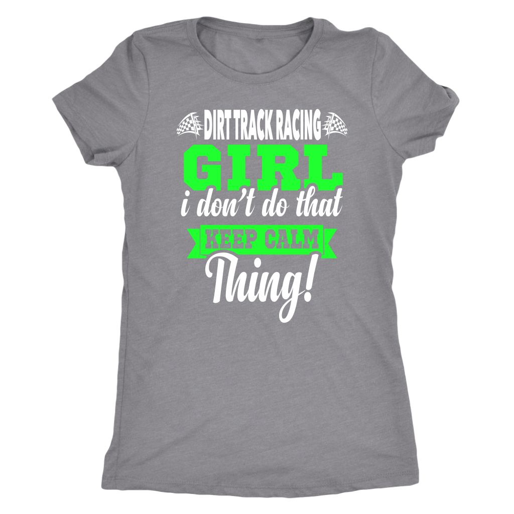 dirt racing girl t-shirts