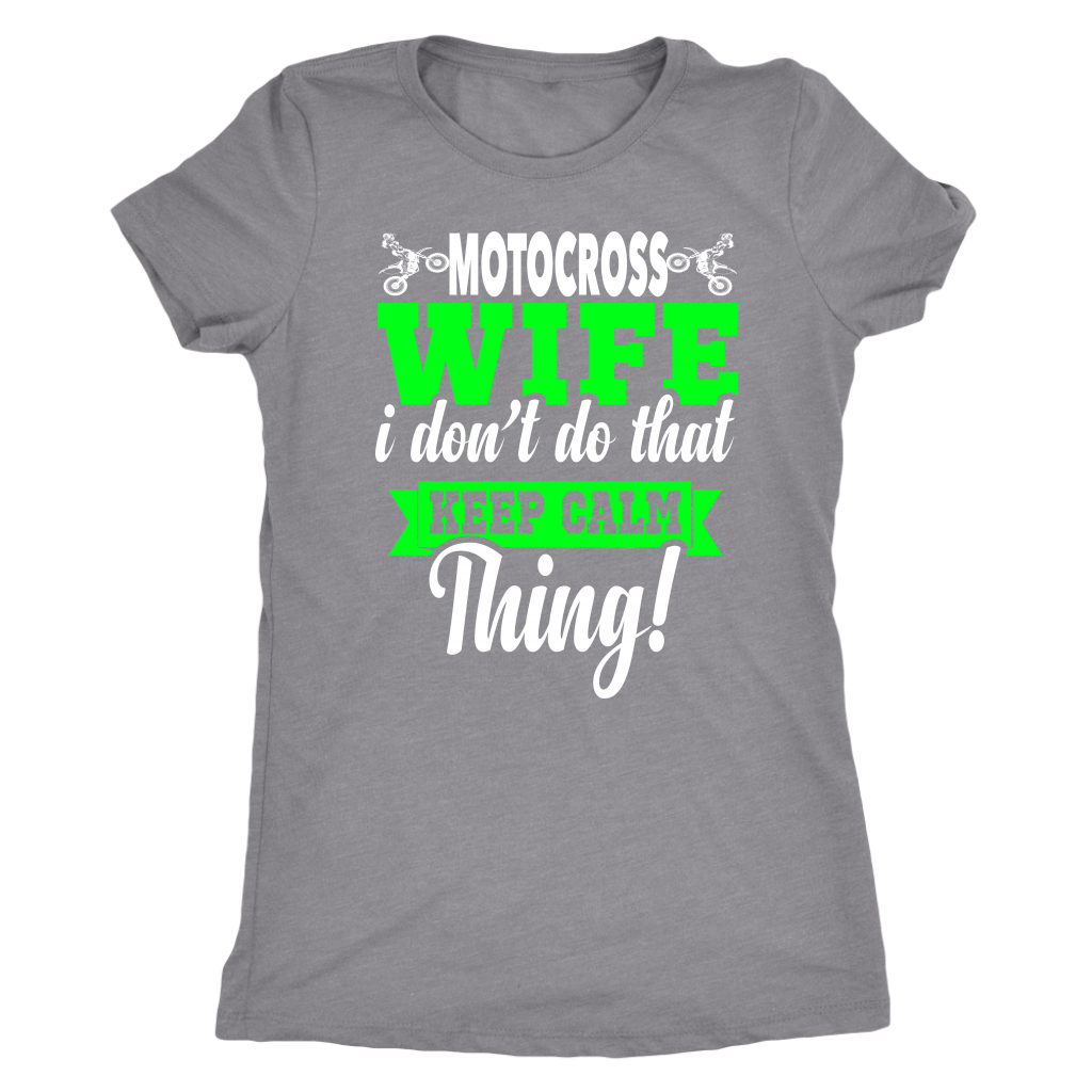 motocross wife t-shirts