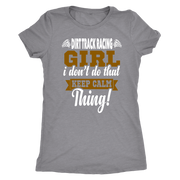 dirt track racing girl t-shirts