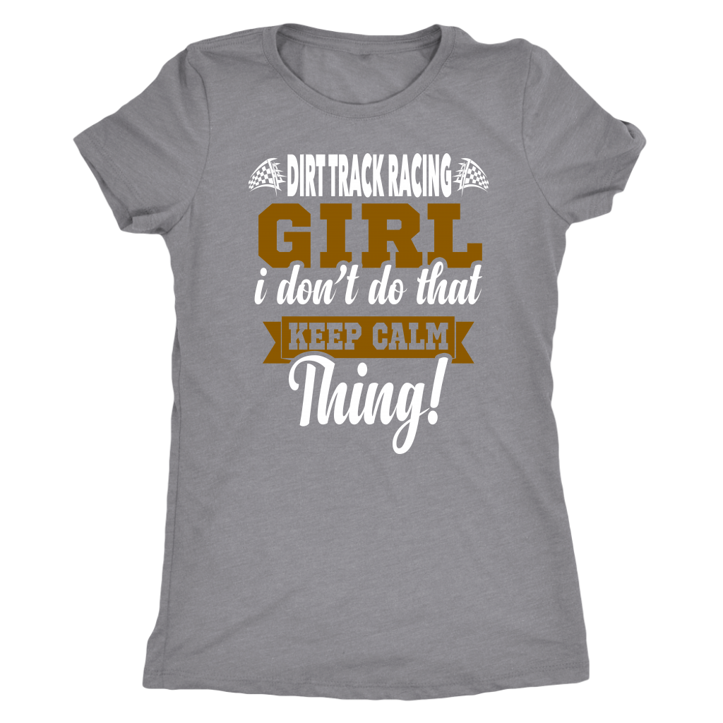 dirt track racing girl t-shirts