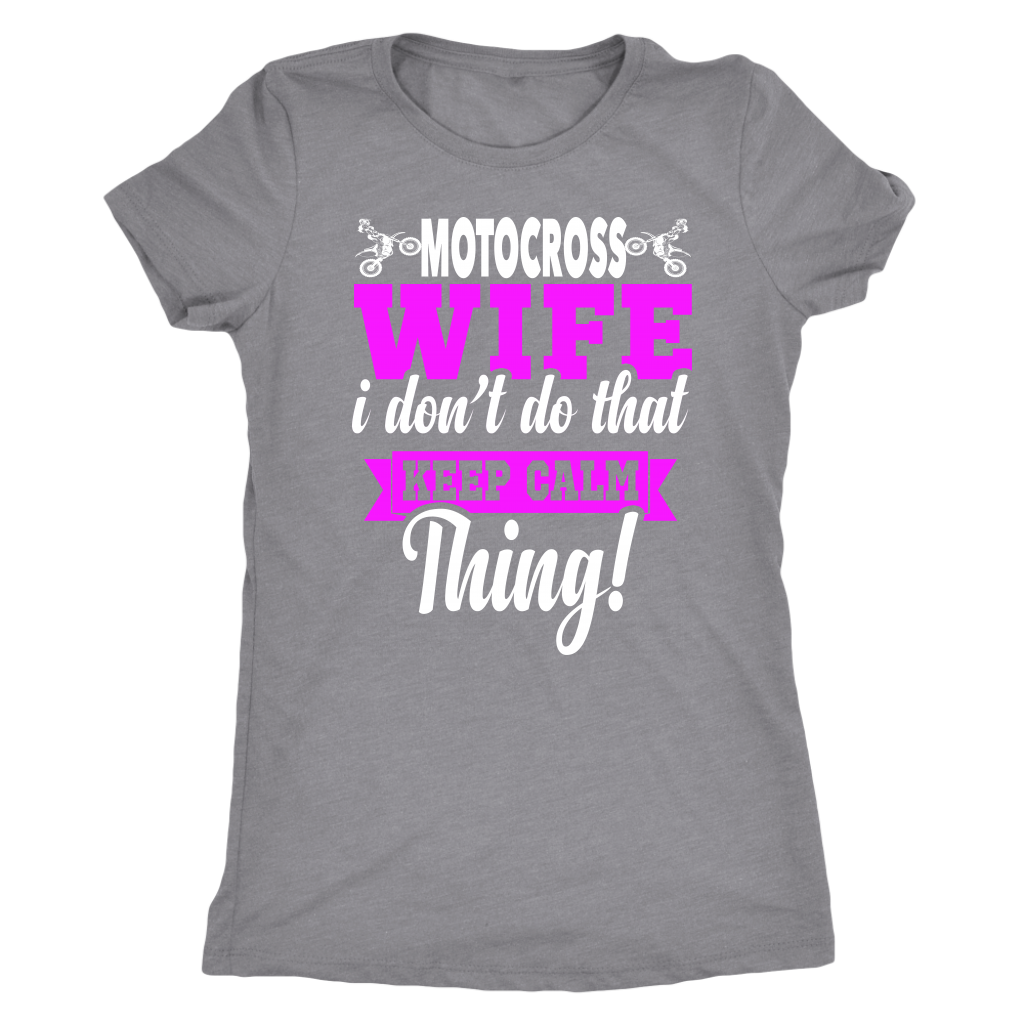 motocross wife t-shirts