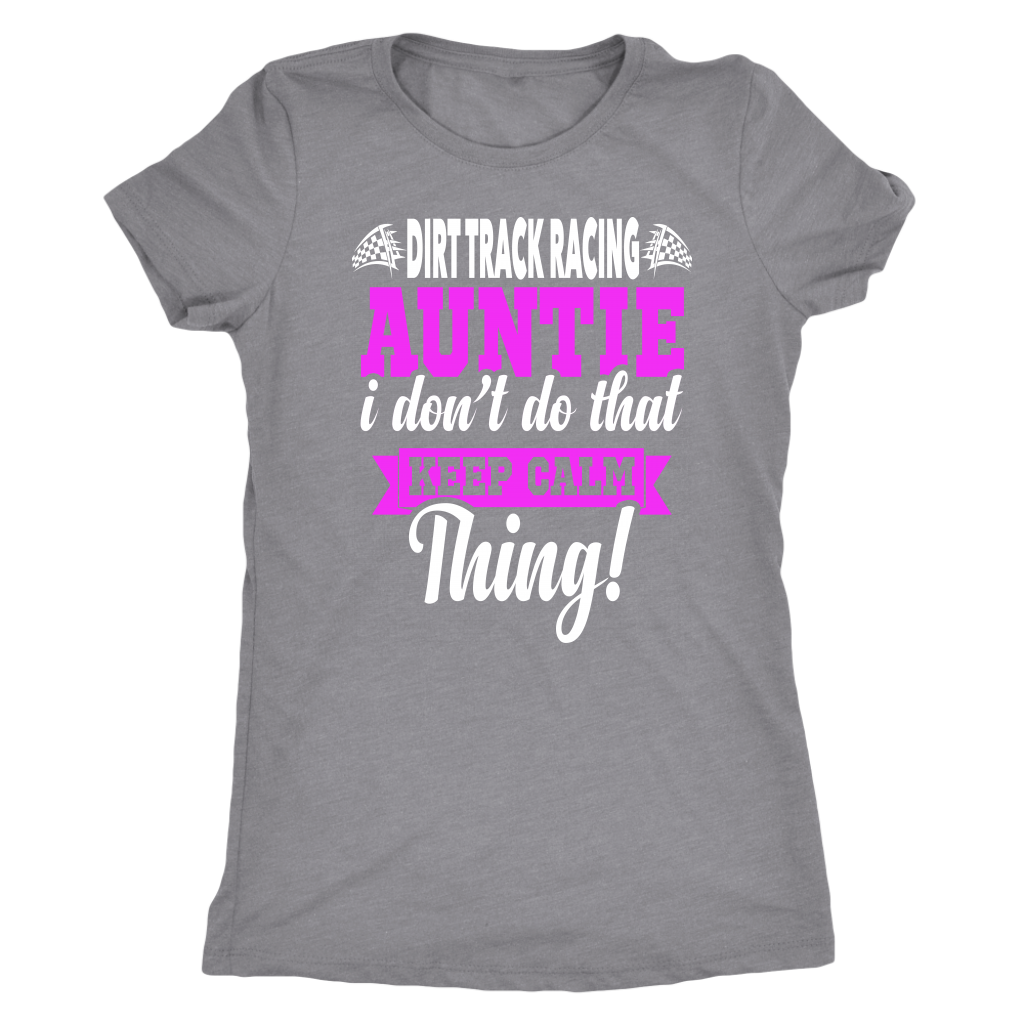 dirt racing auntie t-shirts