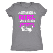 dirt track racing girl t-shirts