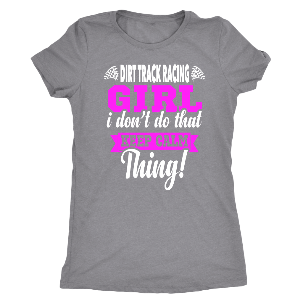 dirt track racing girl t-shirts