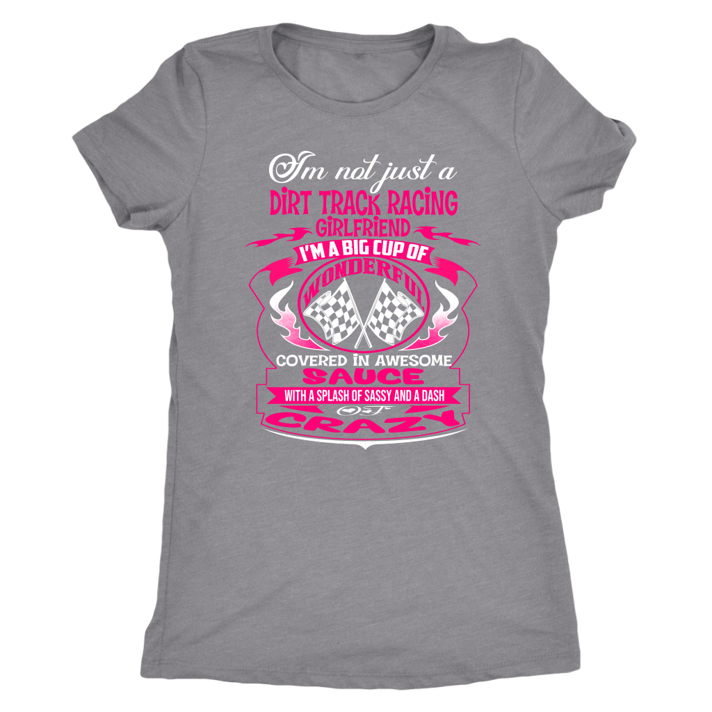 dirt track racing girlfriend t-shirts