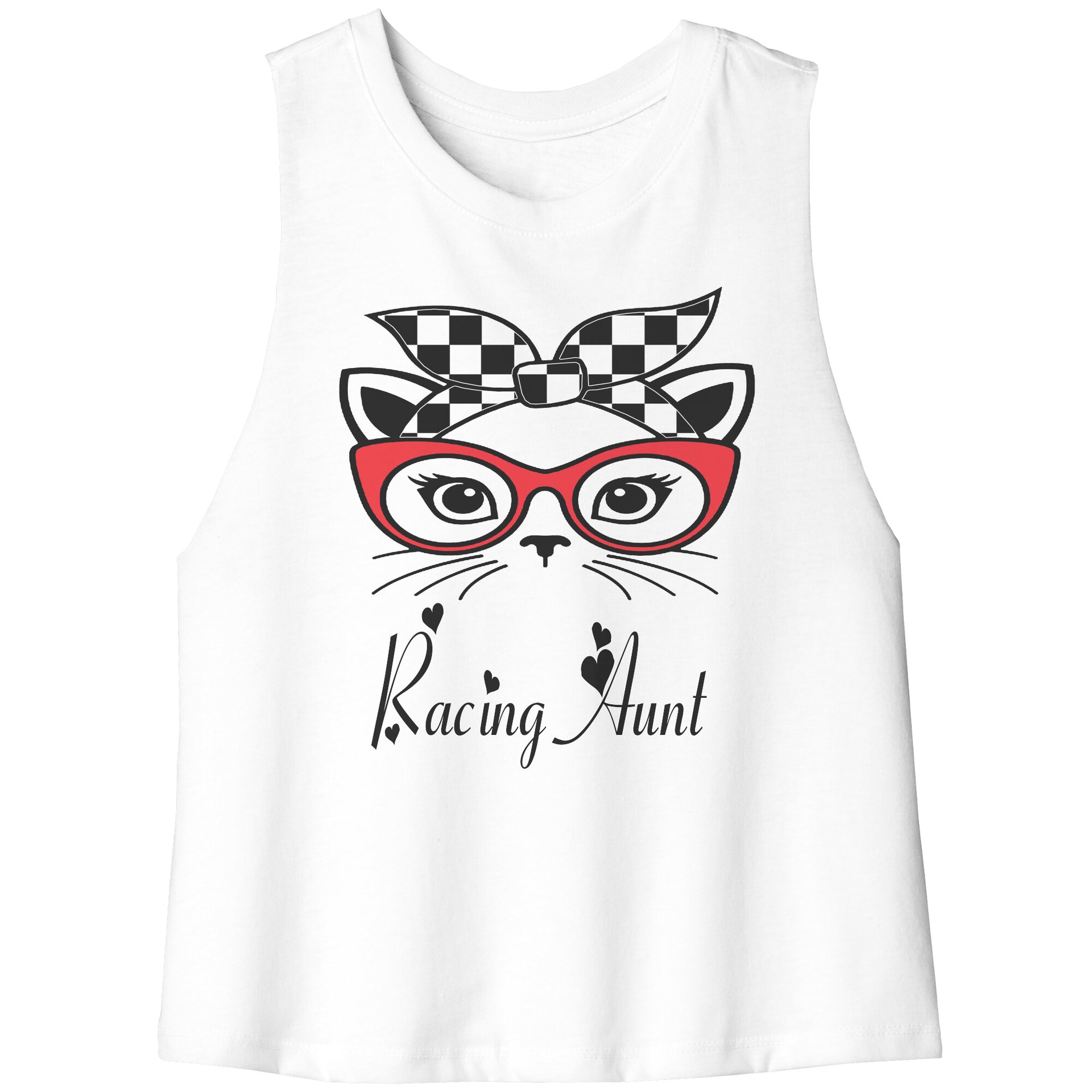 Racing Aunt Crop tank top