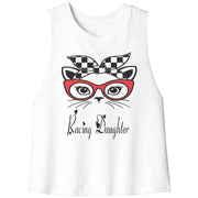 Racing daughter Crop tank top