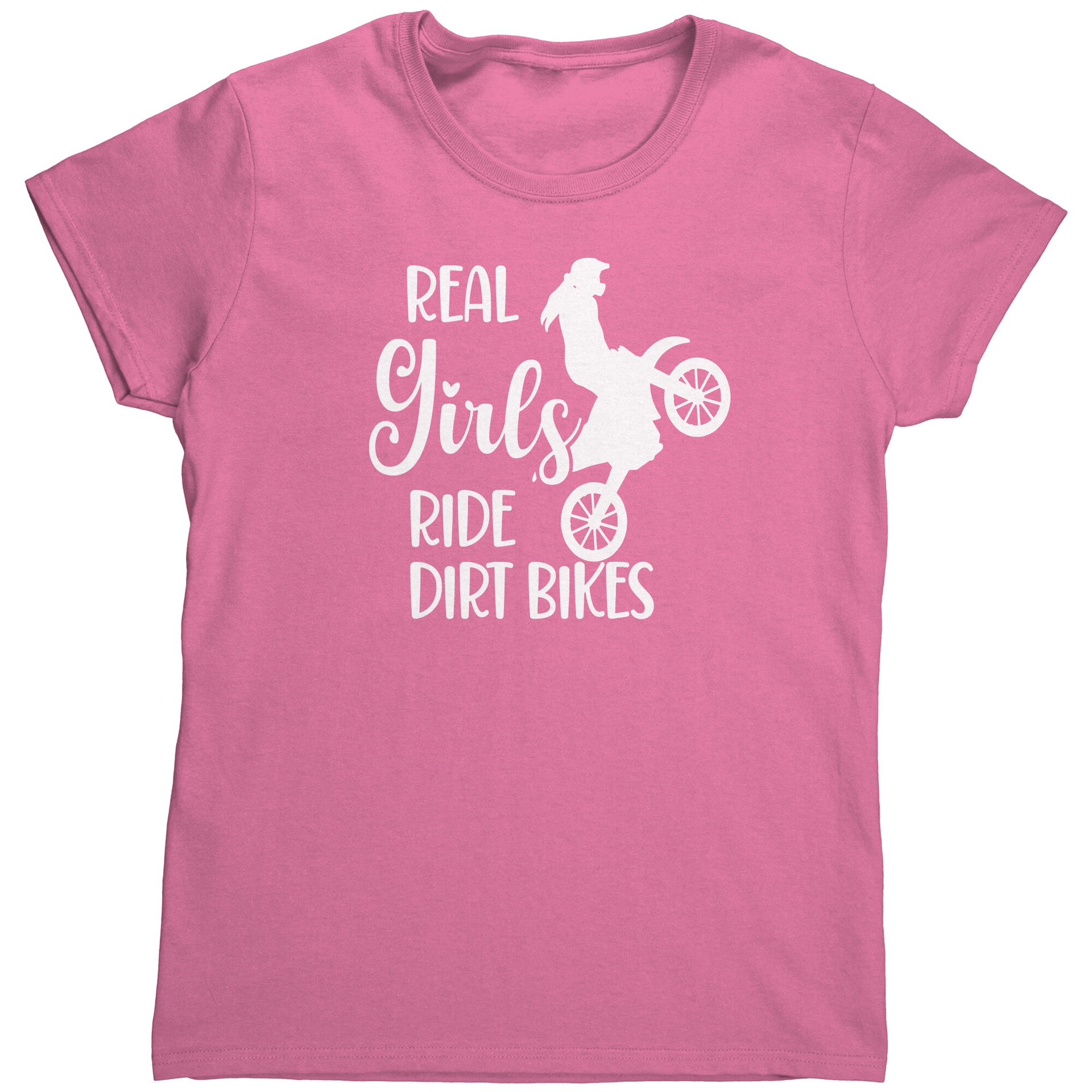 dirt bike women's t-shirts
