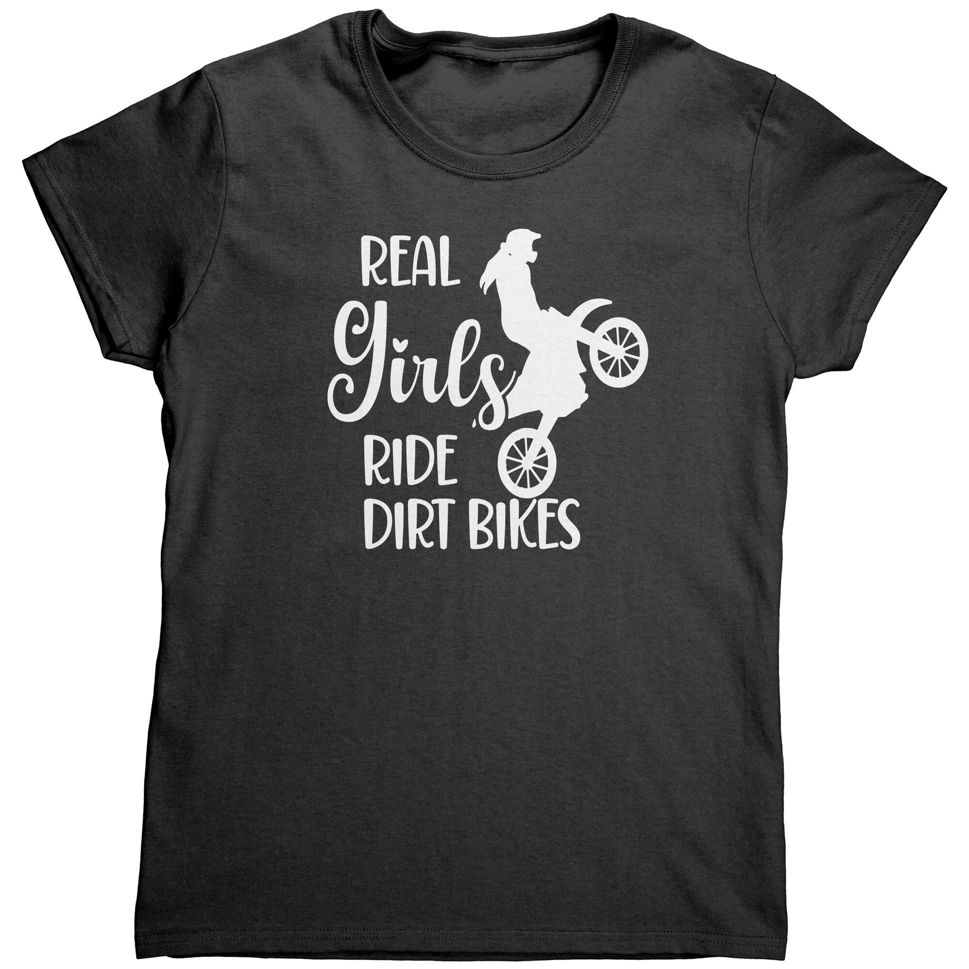 dirt bike women's t-shirts